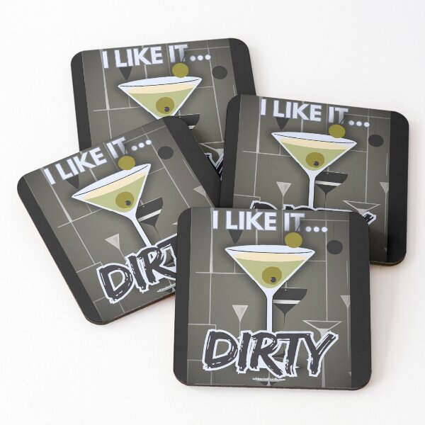 Item preview, I Like It Dirty Martini designed and sold by Whimsical Mirth.