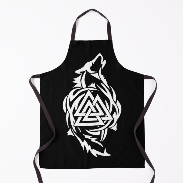 Item preview, Howling Wolf with Valknut - Norse Warrior Tee designed and sold by fizzytees.