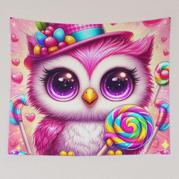 Item preview, Owl Holding a Lolipop  designed and sold by Jbl55.