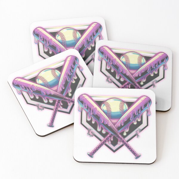 Item preview, Neon Drip Baseball Bats – Cool Ice Cream Sports Fusion designed and sold by luckytua789.