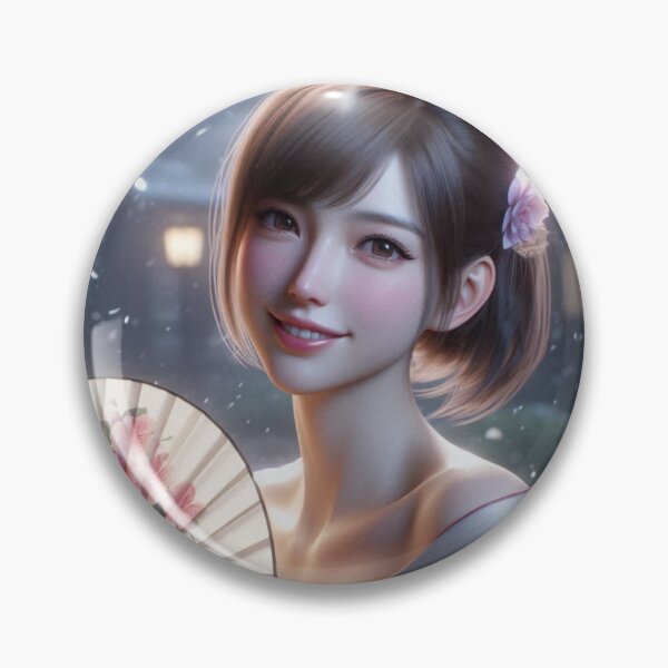 Item preview, Woman is depicted wearing a traditional Japanese kimono, designed and sold by ChamaruVerywell.