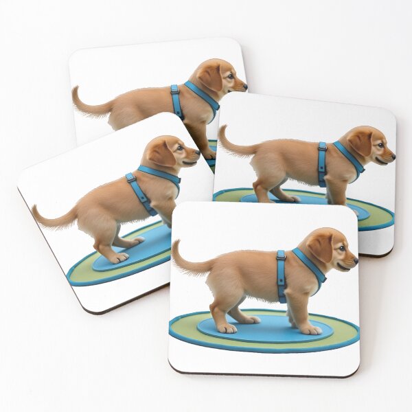 Item preview, Puppy Dog Ready to Run with You. designed and sold by MigWhimsy.