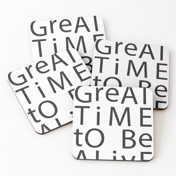 Item preview, Not Such a Great Time to Be Alive - Bold Typography Art designed and sold by HarryBozz.