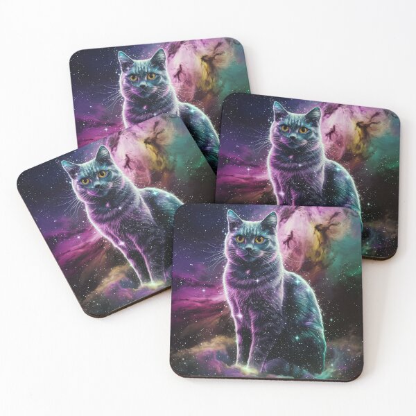 Item preview, Cosmic Galaxy Cat – Mystical Nebula Feline Aesthetic designed and sold by ViviNyks.