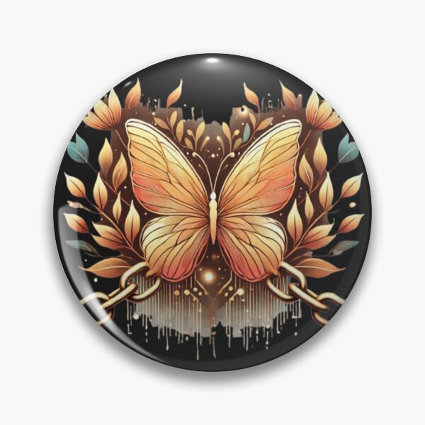 Item preview, Butterfly Breaking Chains - Symbolic Freedom and Strength Art designed and sold by Desireehaz.