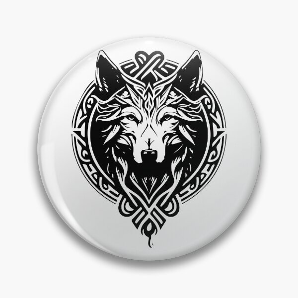 Item preview, Wolf Norse Style Tee designed and sold by fizzytees.
