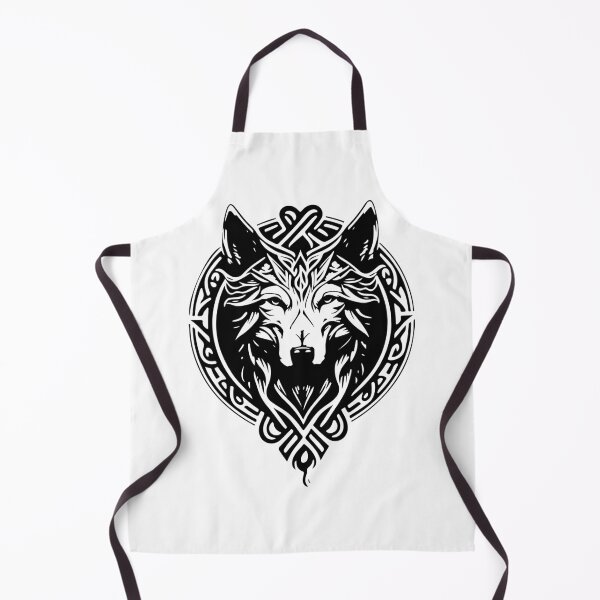Item preview, Wolf Norse Style Tee designed and sold by fizzytees.