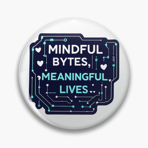 Artikelvorschau, Mindful Bytes, Meaningful Lives: Digitale Schaltkreise mit Herzmotiven entworfen und verkauft von zoughlal.