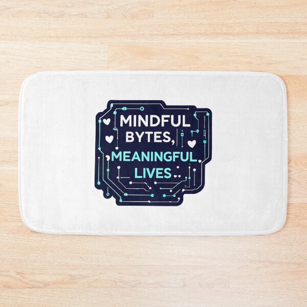 Item preview, Mindful Bytes, Meaningful Lives: Digital Circuits with Heart Motifs designed and sold by zoughlal.