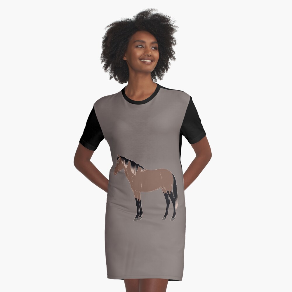 Aperçu de l'œuvre Robe t-shirt créée et vendue par WebEquitation.