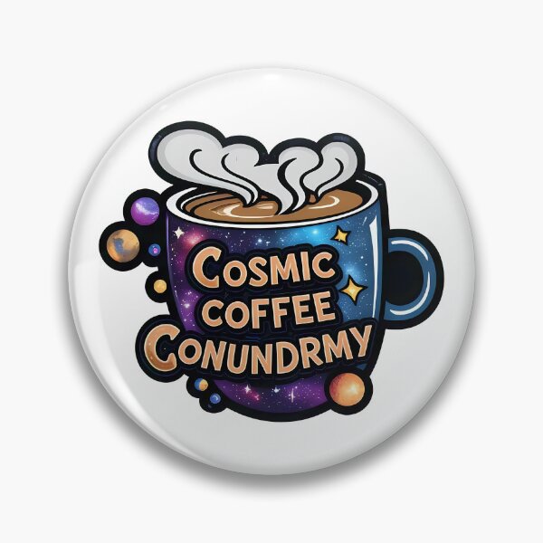 Item preview, Cosmic Coffee Conundrum: Steaming Coffee Cup in a Starry Galaxy designed and sold by zoughlal.