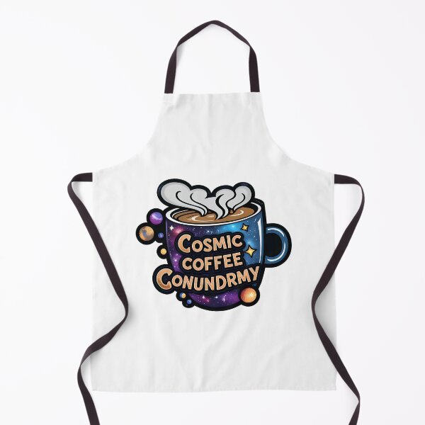 Item preview, Cosmic Coffee Conundrum: Steaming Coffee Cup in a Starry Galaxy designed and sold by zoughlal.