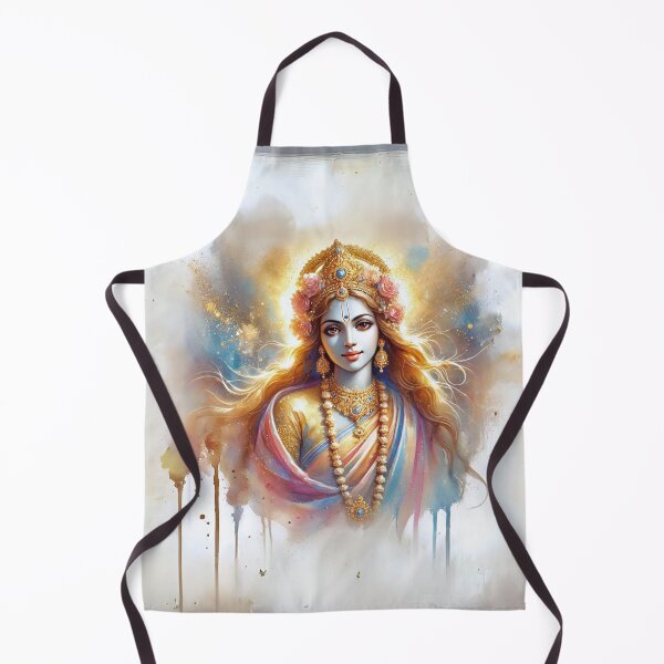 Item preview, Divine Goddess Lakshmi | Watercolor Sacred Art | Hindu Spiritual Painting designed and sold by Sarasvati’s Divine Art.