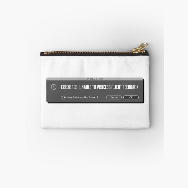 Item preview, Client Feedback Error - Designer's Message Humor  designed and sold by friendly-fox.