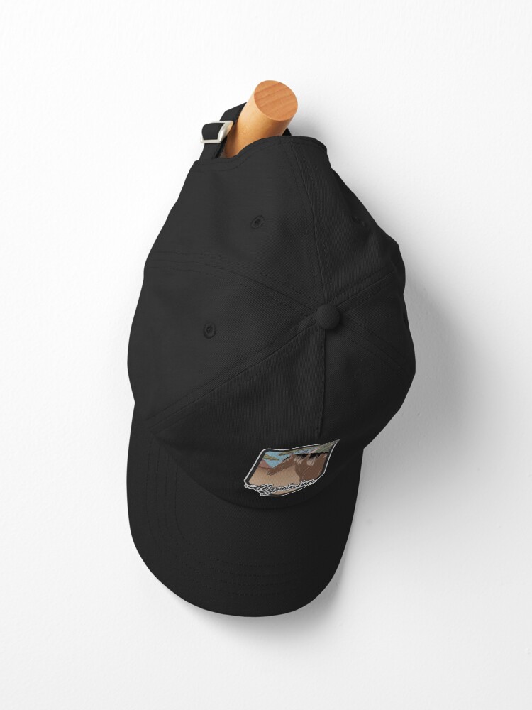 Aperçu 2 sur 7. Casquette avec l'œuvre Cheval Abyssinien, blason et armoirie cheval rouanné, cheval de selle léger, races de chevaux de l'Éthiopie créée et vendue par WebEquitation.