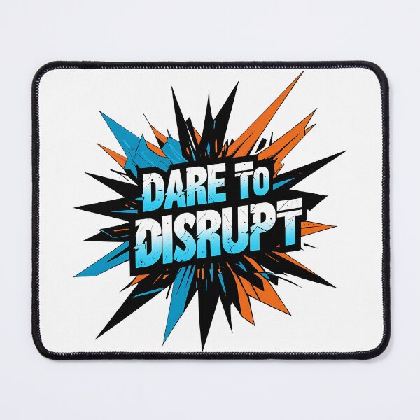 Item preview, Dare to Disrupt: Fragmented Shapes with Bold Industrial Typography designed and sold by zoughlal.