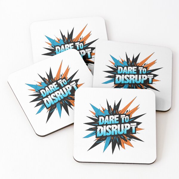 Item preview, Dare to Disrupt: Fragmented Shapes with Bold Industrial Typography designed and sold by zoughlal.