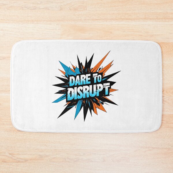 Item preview, Dare to Disrupt: Fragmented Shapes with Bold Industrial Typography designed and sold by zoughlal.