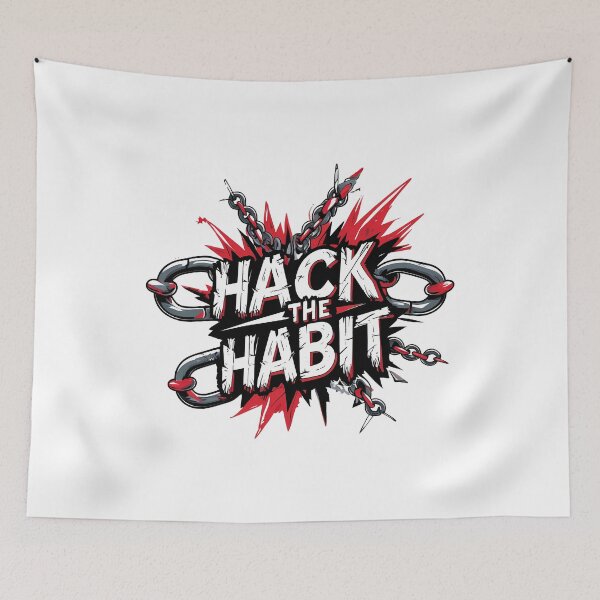 Item preview, Hack the Habit: Broken Chain Transforming into Creative Sparks designed and sold by zoughlal.