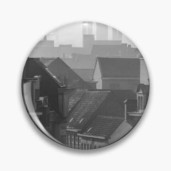 Item preview, Aalst, Belgium Monochrome Rooftop Cityscape  designed and sold by Imladris01.