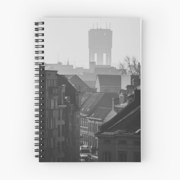 Item preview, Aalst, Belgium Monochrome Rooftop Cityscape  designed and sold by Imladris01.