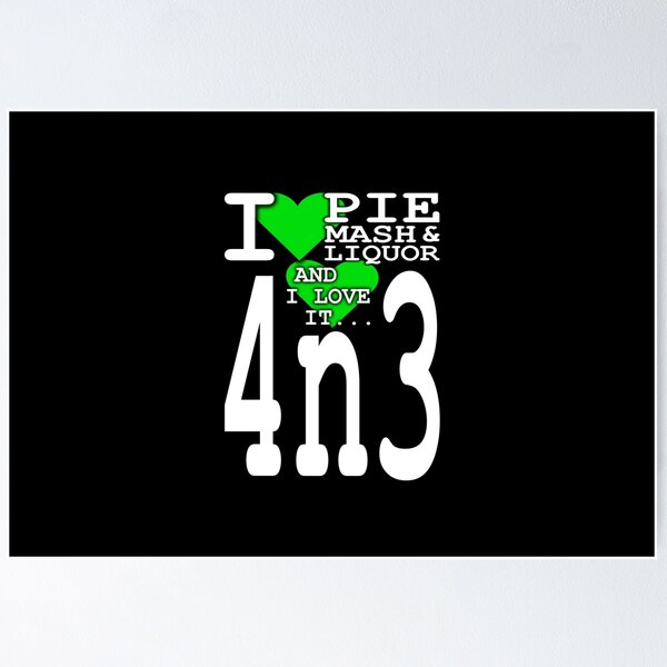 Item preview, I Love Traditional London Pie Mash & Liquor V4n3b designed and sold by RetrospectUK.