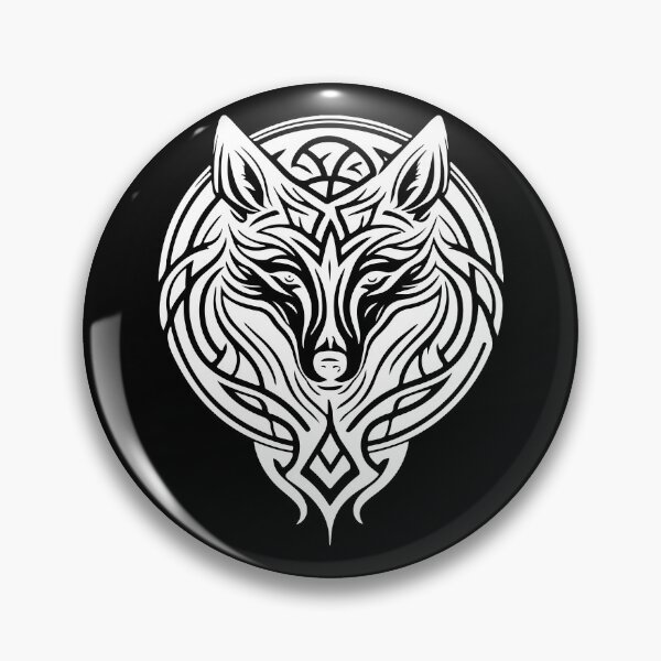 Item preview, Female Wolf Head Norse Style Tee designed and sold by fizzytees.