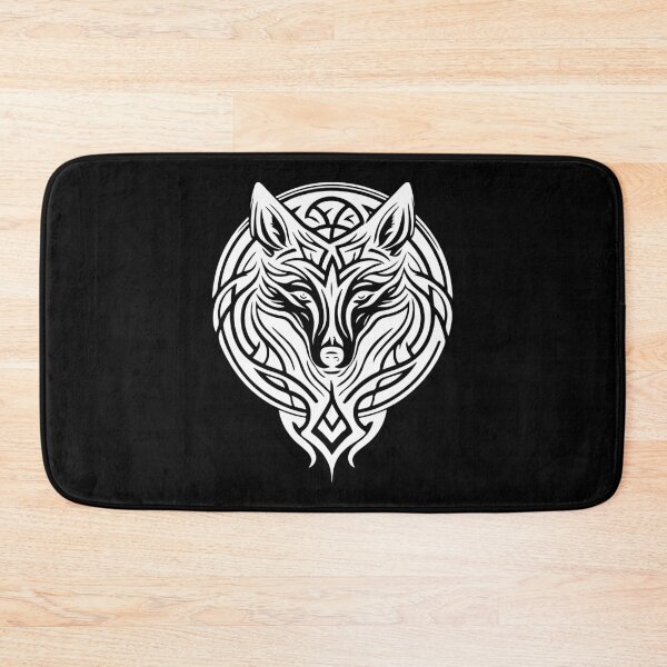 Item preview, Female Wolf Head Norse Style Tee designed and sold by fizzytees.