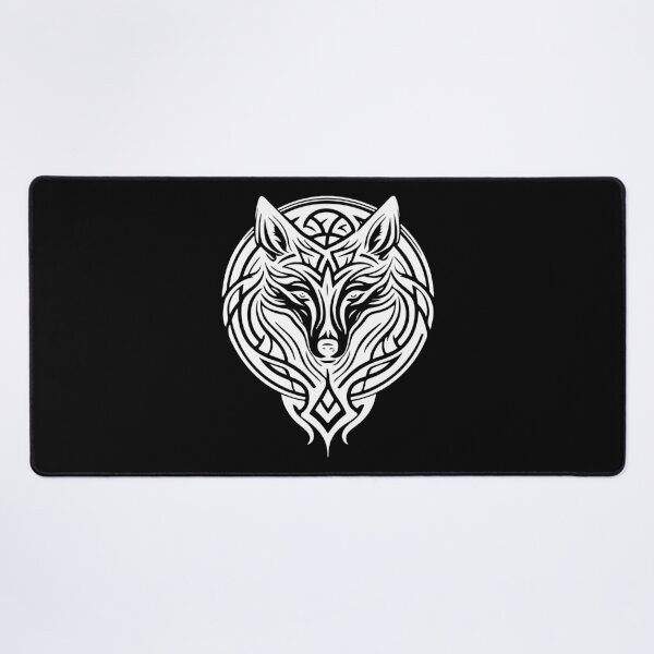 Item preview, Female Wolf Head Norse Style Tee designed and sold by fizzytees.