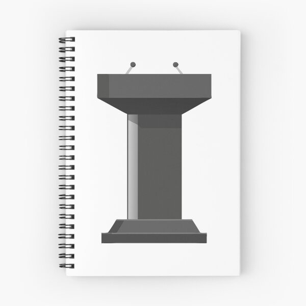 Item preview, Modern Black Podium with Microphones Against Black Background designed and sold by Creative88Art.