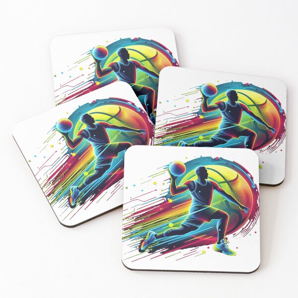 Item preview, A silhouette of a basketball player in motion designed and sold by VladisWorld.