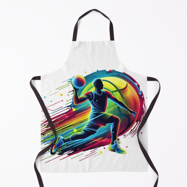 Item preview, A silhouette of a basketball player in motion designed and sold by VladisWorld.