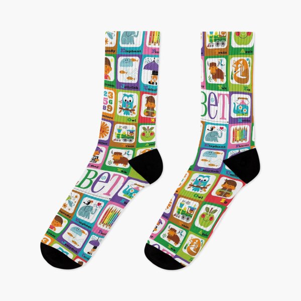 Item preview, Alphabet retro kids style designed and sold by Happy Folk by Sean Sims.