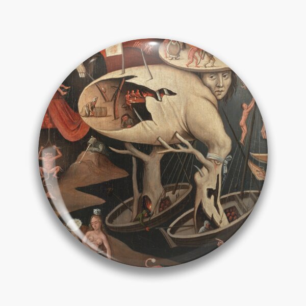 Item preview, Visio Tondali, A Hellscape painting by Hieronymus Bosch, XV century designed and sold by Vintage Designs +.