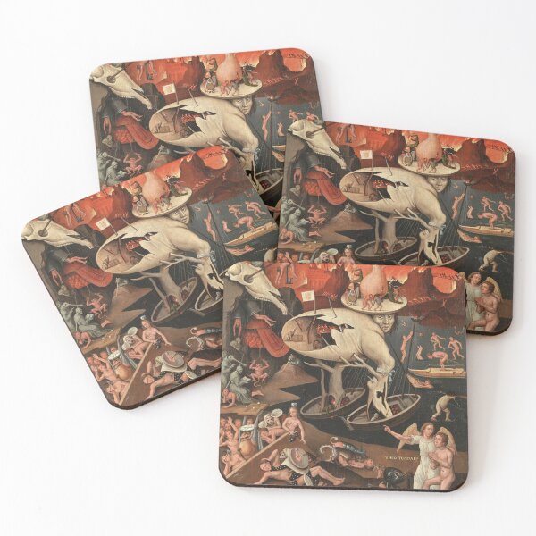 Item preview, Visio Tondali, A Hellscape painting by Hieronymus Bosch, XV century designed and sold by Vintage Designs +.