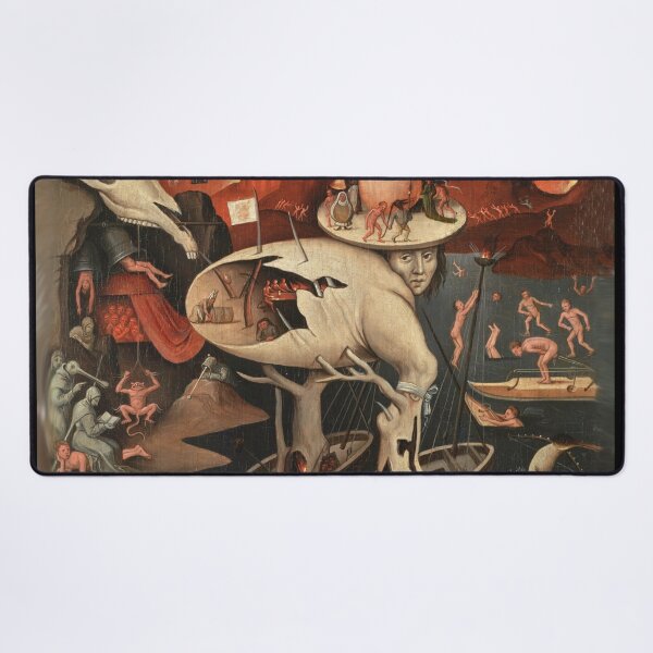 Item preview, Visio Tondali, A Hellscape painting by Hieronymus Bosch, XV century designed and sold by Vintage Designs +.