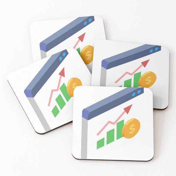 Item preview, Graphic of Financial Growth Chart with Dollar Coin and Arrow designed and sold by Creative88Art.