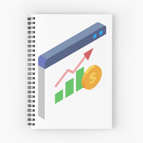 Item preview, Graphic of Financial Growth Chart with Dollar Coin and Arrow designed and sold by Creative88Art.