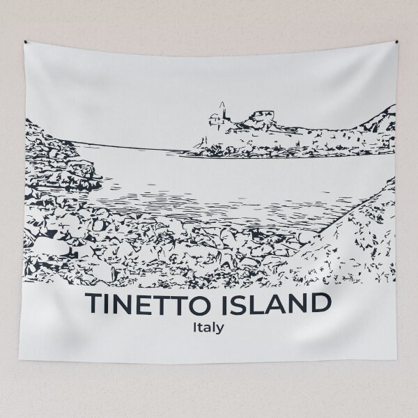 Item preview, Tinetto Island - Italy designed and sold by Lakeric Cityscapes.