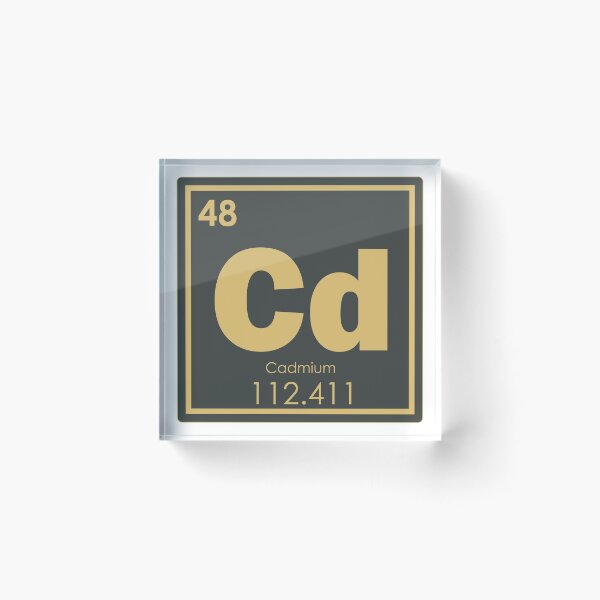 Item preview, Cadmium chemical element designed and sold by tony4urban.