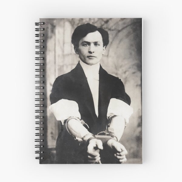 Item preview, Publicity Photo of Harry Houdini, the Handcuff King (1903) designed and sold by Vintage Designs +.