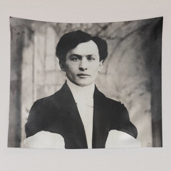 Item preview, Publicity Photo of Harry Houdini, the Handcuff King (1903) designed and sold by Vintage Designs +.