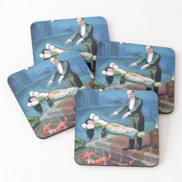 Item preview, Kellar vintage magic magician illusionist poster art designed and sold by Vintage Designs +.
