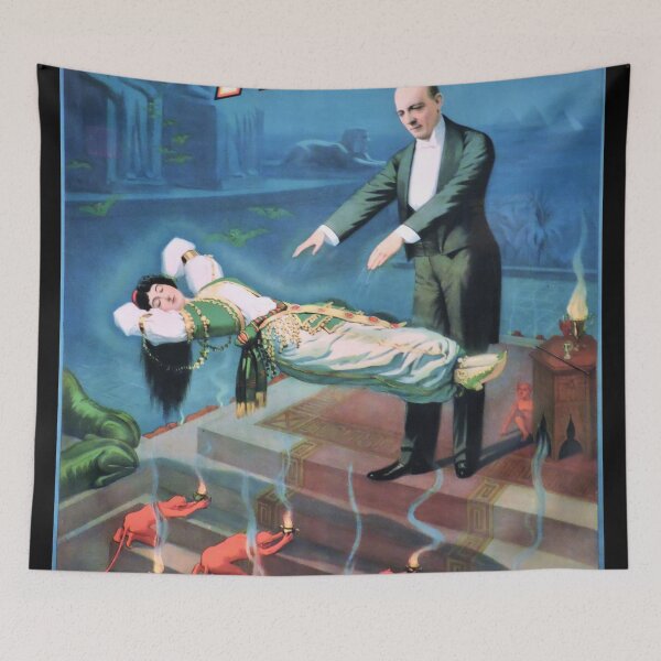 Item preview, Kellar vintage magic magician illusionist poster art designed and sold by Vintage Designs +.