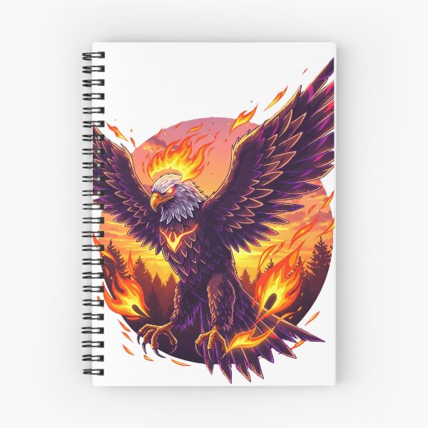 Item preview, Eagle in fire designed and sold by snow7767.