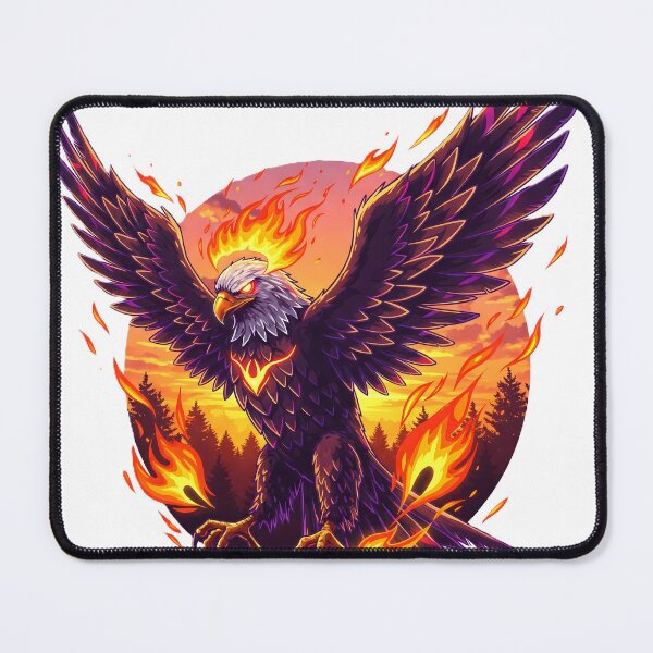Item preview, Eagle in fire designed and sold by snow7767.