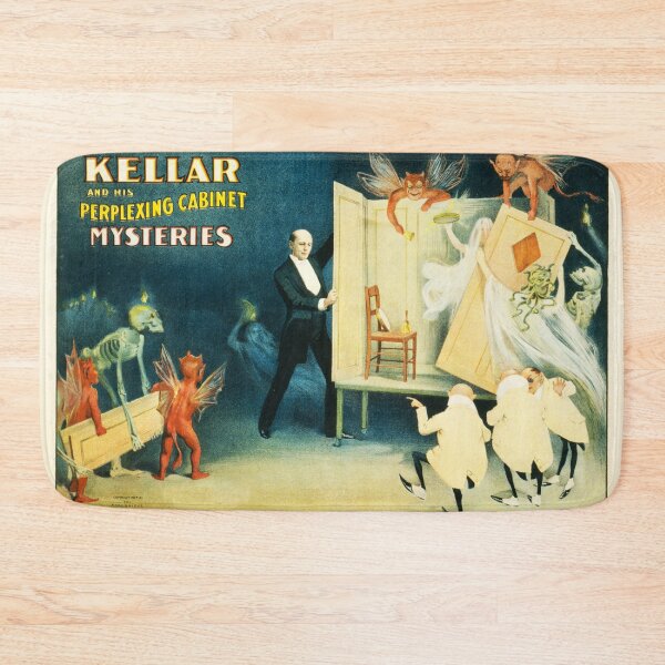 Item preview, Vintage Keller Illusionist Magic Magician poster art designed and sold by Vintage Designs +.