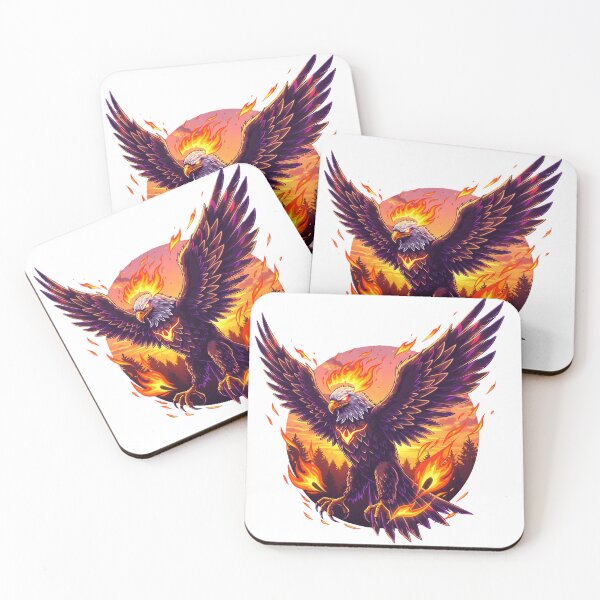 Item preview, Eagle in fire designed and sold by snow7767.