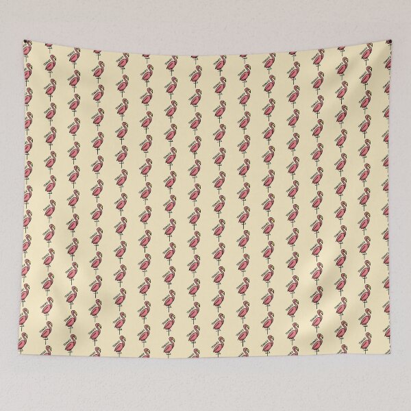 Item preview, Terrance - Grumpy Cute Flamingo designed and sold by …and other places.