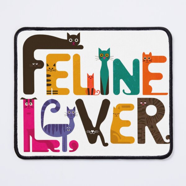 Item preview, Feline Lover: Whimsical Cats in Every Letter designed and sold by andrex66.